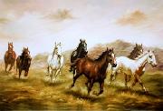 unknow artist Horses 03 oil painting on canvas